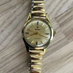 RADO Ladies Watch Super Rare Gold Plated Vintage Mechanical Stretch Bracelet Photo 1