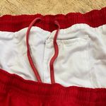 Nike Dri Fit Tempo Women’s Size Large Red Poly Running Shorts Photo 7