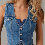 American Eagle  Denim Vest NWT Photo 0