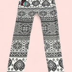 No Boundaries Christmas print seamless leggings  sz xl Photo 0