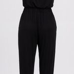 Bluivy Black Surplice Jersey Jumpsuit Small Photo 2