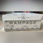 Rampage  Grace style sparkly silver high heel, open toe sandal; size 6.5 Photo 6