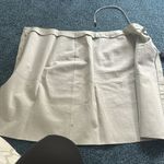 Anne Klein  gray leather front snap slit a line size 14 Pencil Skirt Knee-Length Photo 5