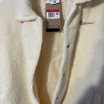 Nike  Women’s Cream Sherpa Fleece Zip Jacket | NWT | Size L Photo 4