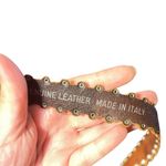 Fabio Corti Vintage Brown Leather Made In Italy Belt‎ XL 37 Photo 4