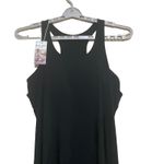 Halara Breezeful Racerback sleeveless High Low Flowy Midi black Dress size XL Photo 3