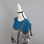 EXPRESS Graphic Short Sleeve Shift Dress Size S Petite Photo 5