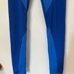 Ivy Park  Adidas Mesh Panel 7/8 Legging Blue Womens Small Athletic Photo 6