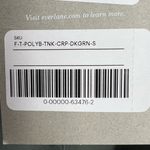 Everlane  Perform Dark Green Cropped Tank Top Small Athletic Stretch New Photo 3