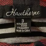Hawthorne Red Black White Mixed Print Long Sleeve Cowl Neck Sweatshirt Size 3X Photo 9