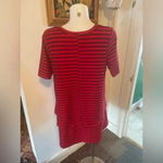 Agnes & Dora  Tiered‎ Tunic Size XL Red EUC! Photo 3