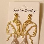 Girl with a Pearl Earring Inspired Gold Drop Earrings | Real Pearl‎ Artistic Photo 3