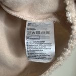 H&M Cropped Faux Shearling Shacket Cream Neutral Color Sz Small Photo 6