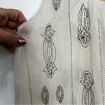 Free People  beaded sheer sleeveless blouse Women’s SIZE‎ MEDIUM festival fairy Photo 6