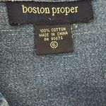 Boston Proper Vintage Drop Waist Denim Mini Dress Photo 4