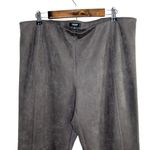 Premise  Studio Olive/Brown Skinny Suede Pants Size 2X Photo 1