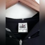 Alo Yoga ALO athletic hoodie Coolfit black USTA patch tennis pickle ball lightweight XL Photo 1