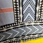 THML  FRINGE SLEEVE STRIPED ABSTRACT KAFTAN DRESS SWIM COVER MEDIUM Photo 5