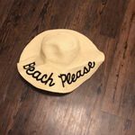 “Beach Please” Beach Hat Photo 2