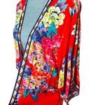 Flying Tomato  Anthropologie  Sz M-L Floral Print  Kimono Cardigan Duster Top Photo 4