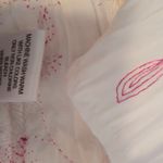 Apt. 9  2X White Pink Embroidered Cotton Dandilion Top Plus Photo 3