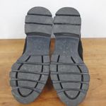 Portuguese Made Black Suede Chunky Sole Chelsea Boots Size 6.5 Photo 3