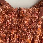 J.Crew Tie-front Jumpsuit in Vintage Vines Rust Floral Photo 8