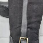 Karen Scott  Womens Knee High Riding Boots 6M Black Western Buckle Equestrian Photo 12