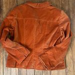 Carolina Herrera  Burnt Orange Velvet Blazer Photo 8