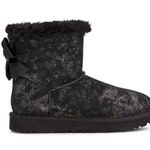 UGG NEW ® Mini Bailey Bow Glimmer Faux Fur Lined Boot Photo 2