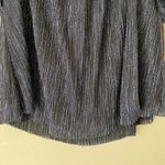 Lush Clothing Lush sz M blue metallic off shoulder boho blouse Photo 2