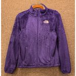 The North Face The Womens Jacket Size Small Purple Faux Fur Bomber Comfy Warm Cudly Photo 0