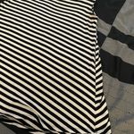 Brandy Melville striped black white mini relaxed pyramid dress, one size boho Photo 9