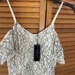 Romeo + Juliet Couture Black and White Floral Laced Dress Sz XS NWT Photo 1