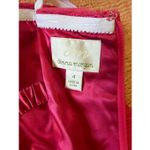 Donna Morgan NWOT  Strapless Silk Dress Size 4 Pink Pleated Chiffon Photo 7