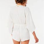 Rip Curl  Cream Button-Up Women's Swim Cover-Up Photo 1