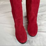Minnetonka NEW x Maje Red Suede Fringe Boots Photo 12