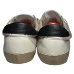 Corina Women’s Size 41 10.5 Taupe White Navy Blue C Distressed Low Top Sneakers Gray Photo 5