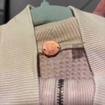 Free People Ashton Half Zip Beige Thermal Top Size Medium Photo 11