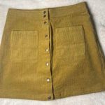 Listicle Corduroy A-line Mini Skirt for Casual Wear Photo 0