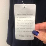 Eliza J Beaded Halter Tiered Chiffon Gown 18 Navy Photo 10