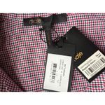 Maje NWT  Fitted Button Down Houndstooth Blouse Size 2/ Small Photo 6