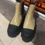 Ganni  Women's Cleated Low Chelsea Boot in Sand Photo 1