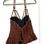 Alivila.Y Brown Renaissance Corset Top Western Festival Cosplay M Size M Photo 4