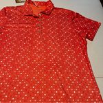 Magnolia Lane Collection Tech Women Large Orange Pink Polo‎ Shirt Golf NEW Photo 7