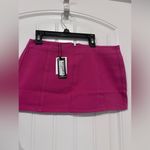Pretty Little Thing Magenta High-Waist Mini Skirt (Size:6) Photo 2