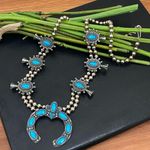 Vintage Faux Turquoise Silver Photo 6