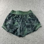 Tek Gear Workout Shorts Womens L Green Camouflage Athletic Running Exercise Photo 1