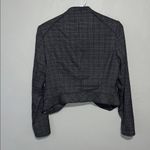 White House | Black Market  Charcoal Plaid Blazer Photo 3