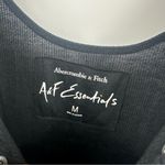 Abercrombie & Fitch  A & F Essentials Black Lace V Neck Tank Top Size Medium Photo 3